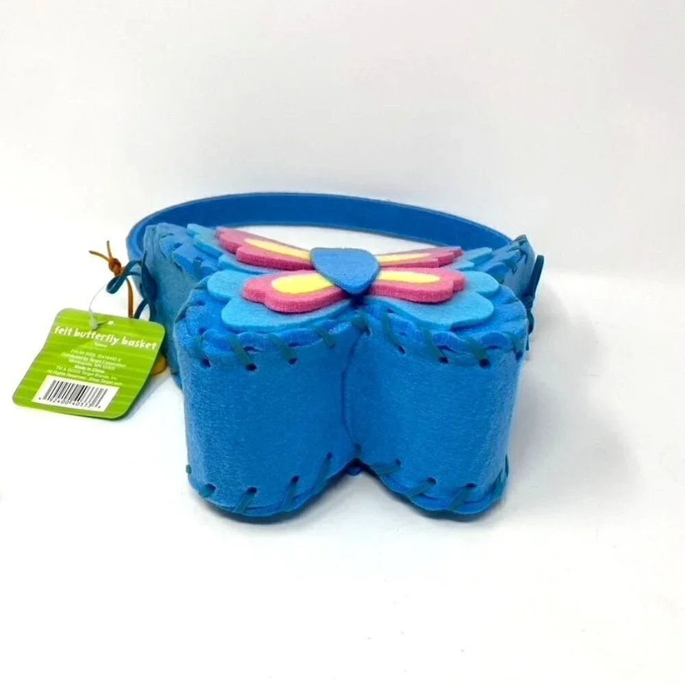 Target Felt Butterfly Easter Basket Purse Bag